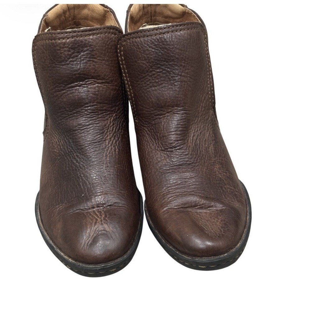 Born Kerri Ankle Bootie Leather Western Cutout Low Heel Women's 9 - Picture 2 of 5